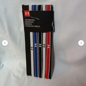 Under Armour Thin Headbands 6-Pack Multicolor Women’s Sports Hair Bands New
